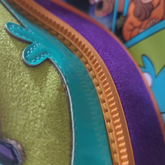 Irregular Choice Scooby-Doo Heels in Purple, Yellow, and Teal - Picture 6 of 6